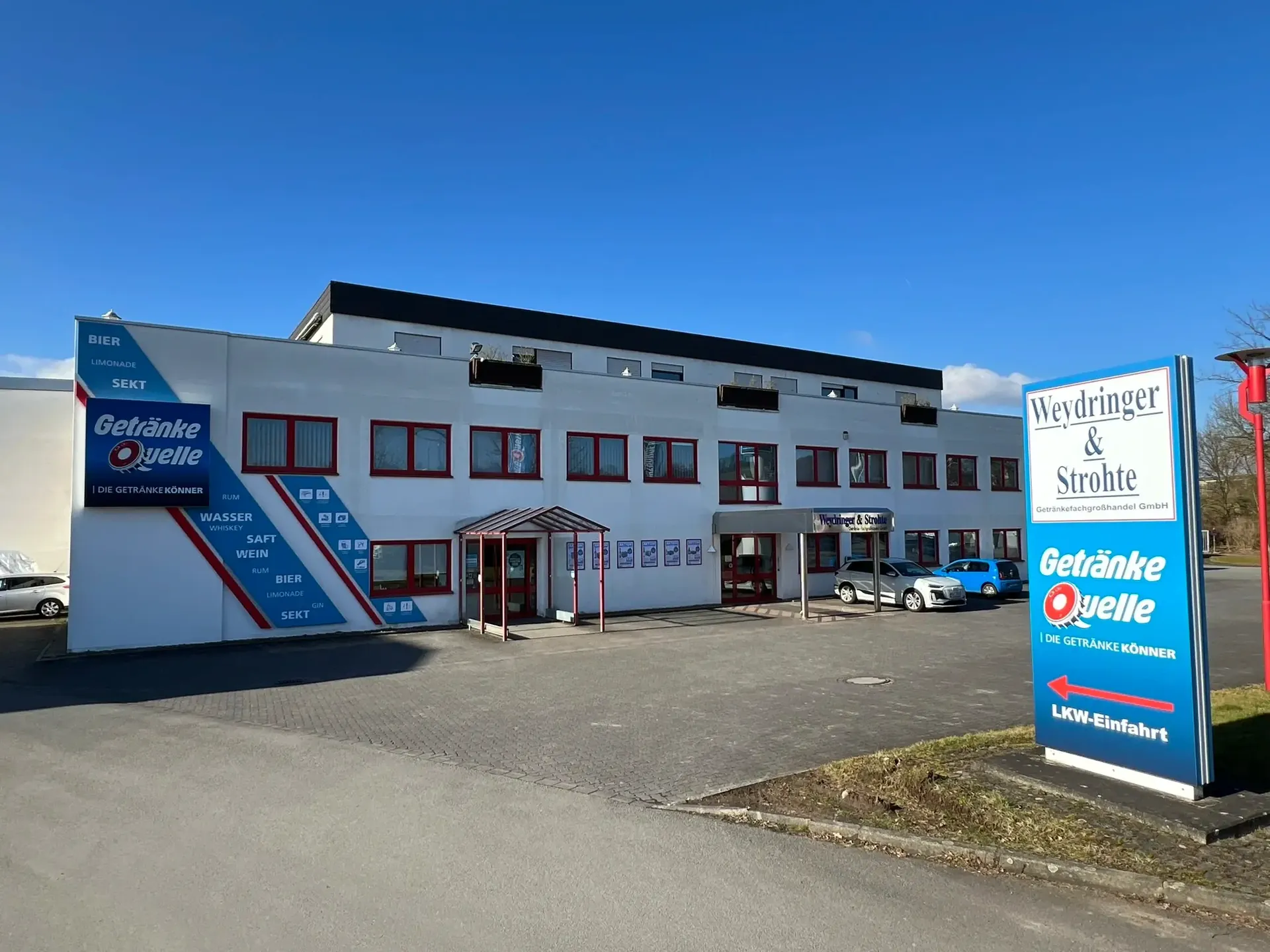 Firmengebäude von Weydringer & Strohte am Lüchtringer Weg in Holzminden